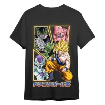 Dragon Ball Z Officially licensed T-Shirt Villains & Goku Black 100% cotton L