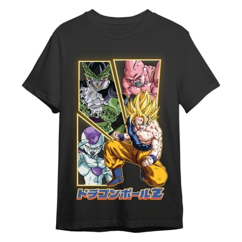 Dragon Ball Z Officially licensed T-Shirt Villains & Goku Black 100% cotton L