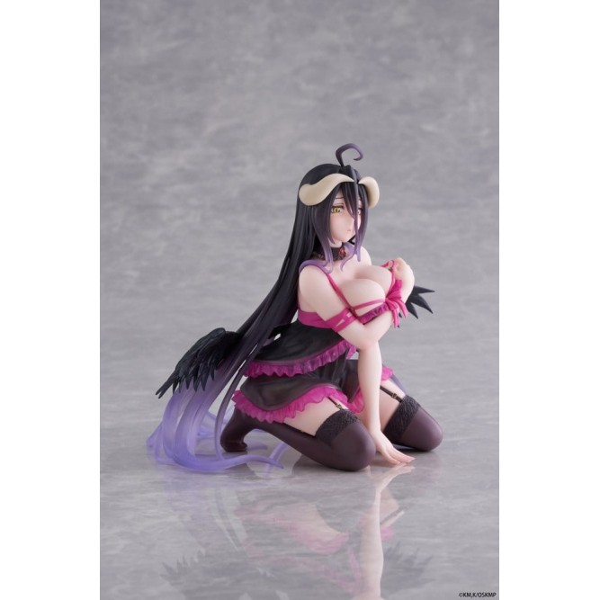Overlord Desktop Cute PVC Figure Albedo (Negligee ver.) 13cm