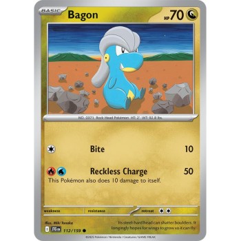 Pokemon Bagon-112/159 Single Card