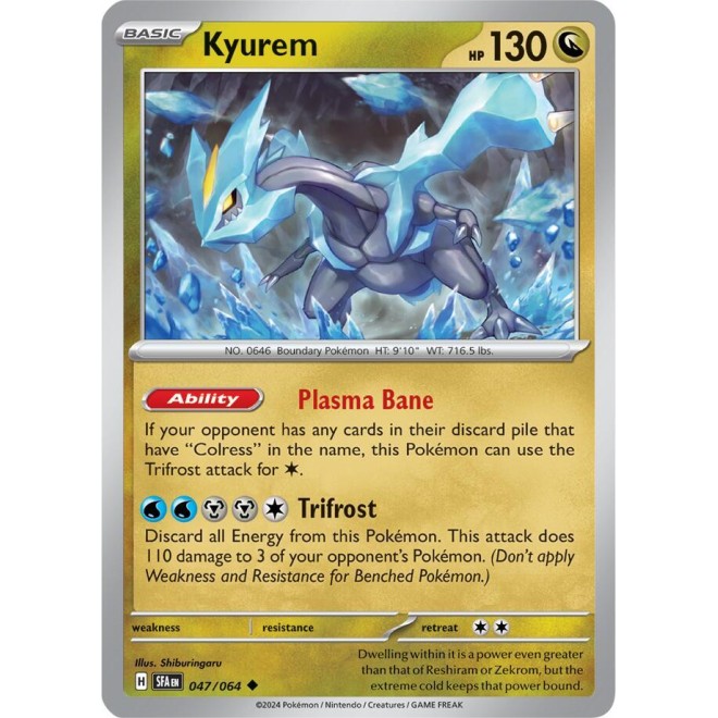 Pokemon Kyurem-047/064 Single Card