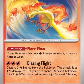 Pokemon Moltres-146/165 Single Card