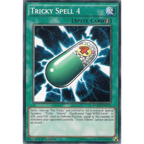 Yu-Gi-Oh - Tricky Spell 4 YGLD-ENC33