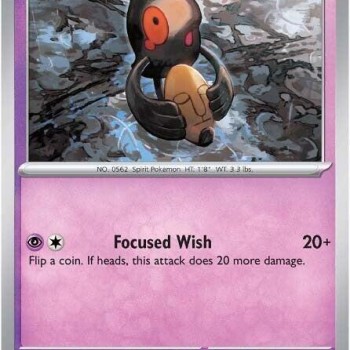 Pokemon Yamask-039/086 Single Card
