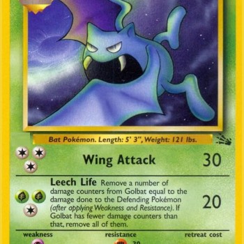 Pokemon Golbat-34/62 Single Card