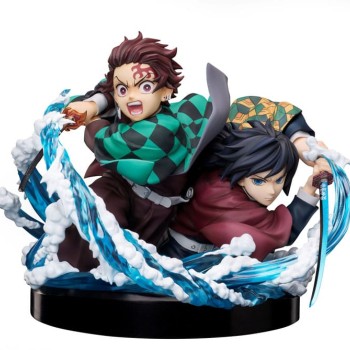 Demon Slayer: Kimetsu no Yaiba PVC Statue Tanjiro & Giyuu 13cm