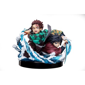 Demon Slayer: Kimetsu no Yaiba PVC Statue Tanjiro & Giyuu 13cm