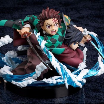 Demon Slayer: Kimetsu no Yaiba PVC Statue Tanjiro & Giyuu 13cm