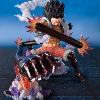 One Piece Figuarts ZERO Extra Battle PVC Statue Monkey D. Luffy Gear 4 Snake Man King Cobra 21cm