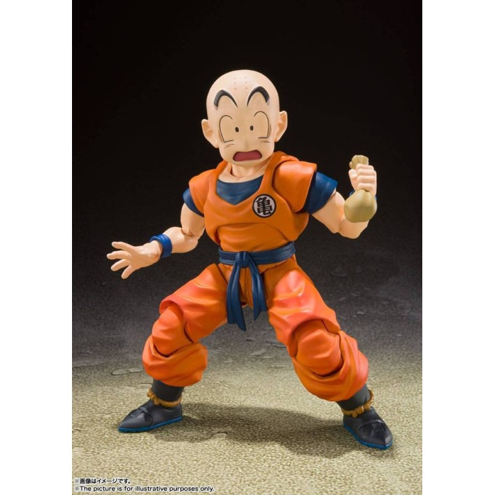 Dragon Ball Z S.H. Figuarts Action Figure Krillin-Earth's Strongest Man 12cm