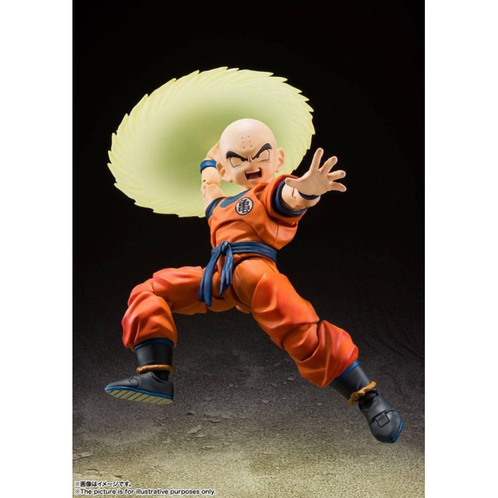 Dragon Ball Z S.H. Figuarts Action Figure Krillin-Earth's Strongest Man 12cm