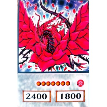 Yu-Gi-Oh 5DS Black Rose Dragon Anime Single Card