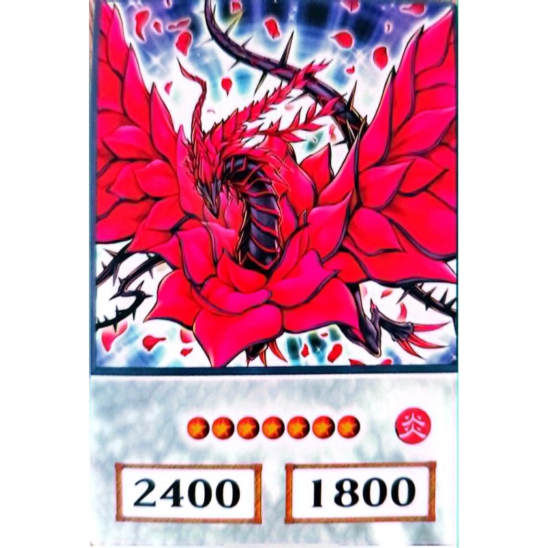 Yu-Gi-Oh 5DS Black Rose Dragon Anime Single Card