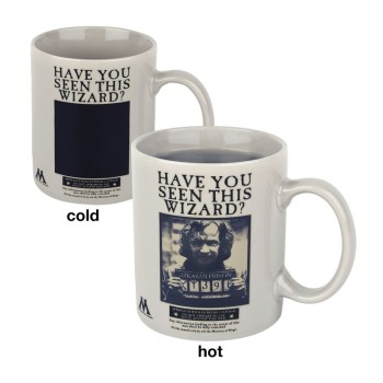 Harry Potter Heat Change Mug Wanted Sirius Black 315ml