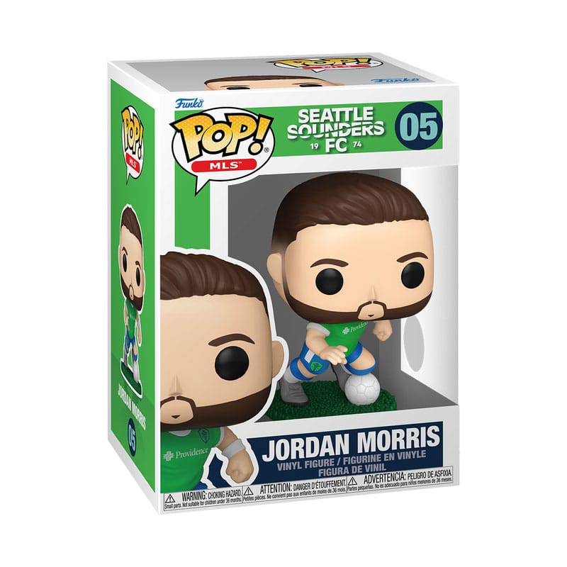 MLS POP! Sports Vinyl Figure Sounders- Jordan Morris 9cm 05