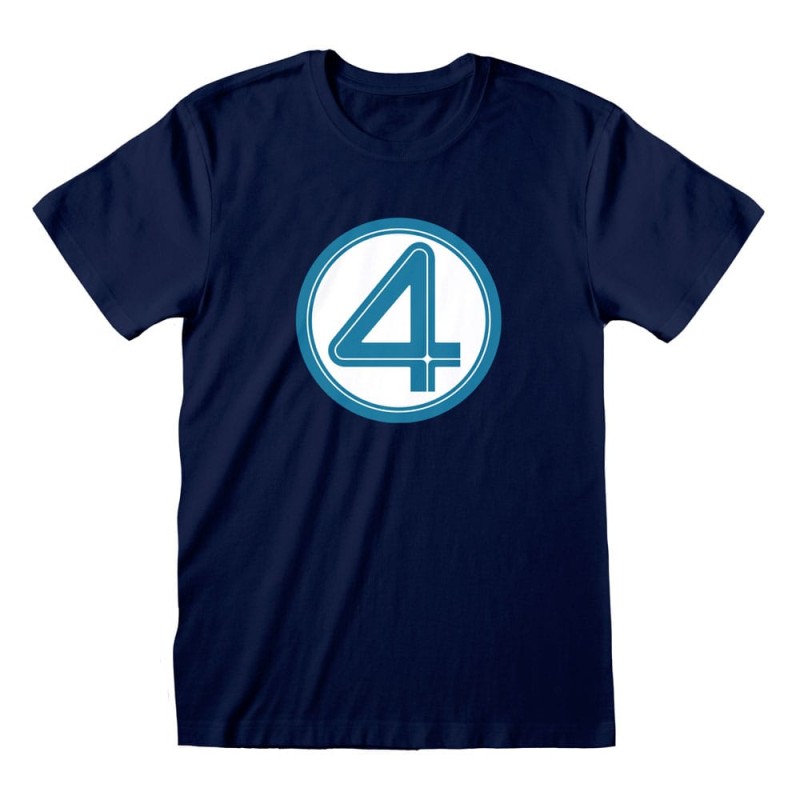Fantastic 4 High quality Officially licensed T-Shirt Emblem 100% Cotton ( M )