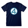 Fantastic 4 High quality Officially licensed T-Shirt Emblem 100% Cotton ( M )