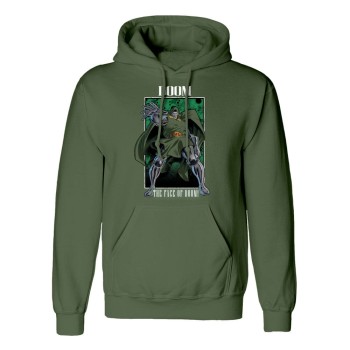 Marvel High quality Officially licensed Hooded Sweater Superman The Face Of Doom 100% Cotton XL