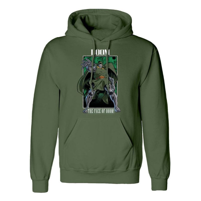 Marvel High quality Officially licensed Hooded Sweater Superman The Face Of Doom 100% Cotton XL