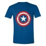 Marvel High quality Officially licensed T-Shirt Captain America Cracked Shield 100% Cotton L