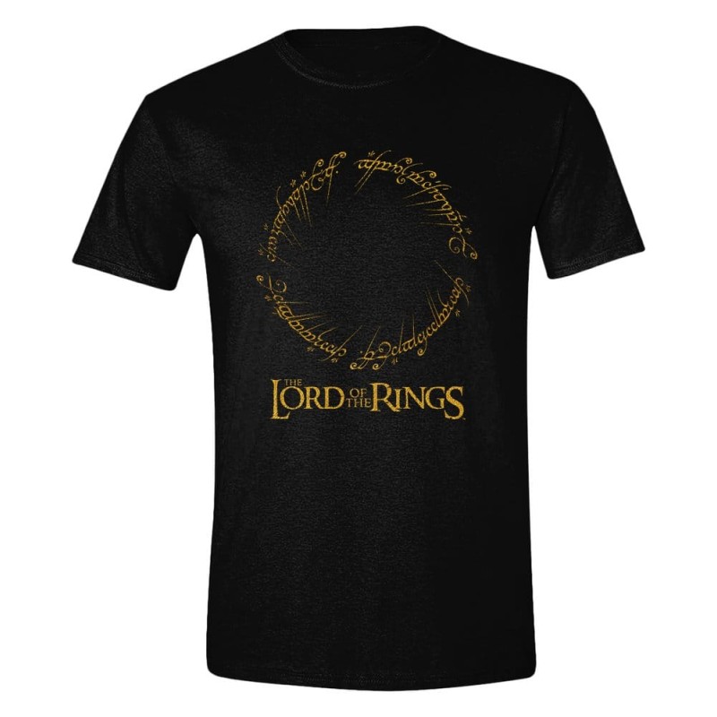 Lord of the Rings High quality Officially licensed T-Shirt Logo Inscription 100% Cotton L