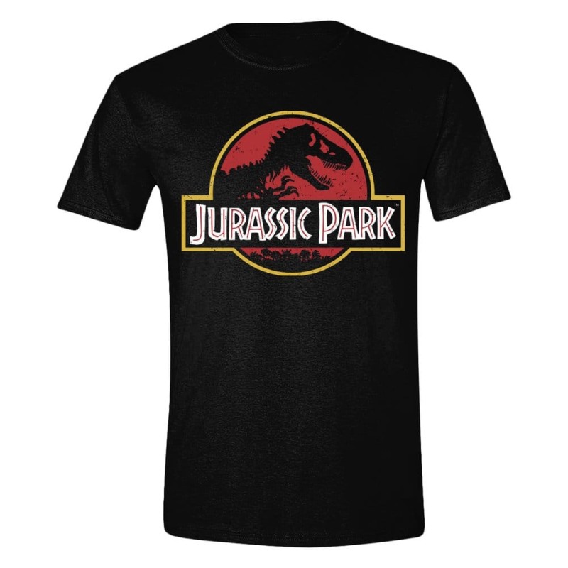 Jurassic Park High quality Officially licensed 100% Cotton T-Shirt Vintage Logo S