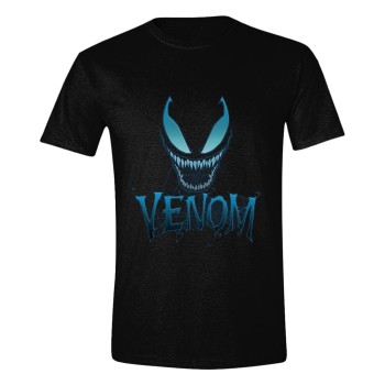 Marvel High quality Officially licensed T-Shirt Blue Web Face Venom 100% Cotton L