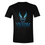 Marvel High quality Officially licensed T-Shirt Blue Web Face Venom 100% Cotton L