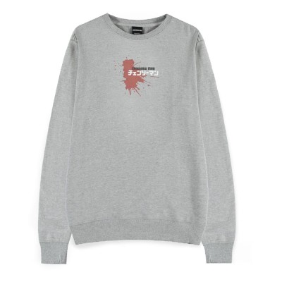 Chainsaw Man High quality Officially licensed Sweater Power Grey Melange L