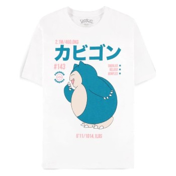 Pokémon High-quality Officially licensed T-Shirt Snorlax 100% cotton L