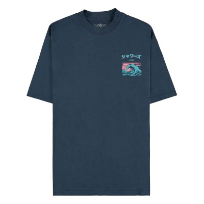 Pokémon High-quality Officially licensed T-Shirt Vaporeon Navy 100% cotton M