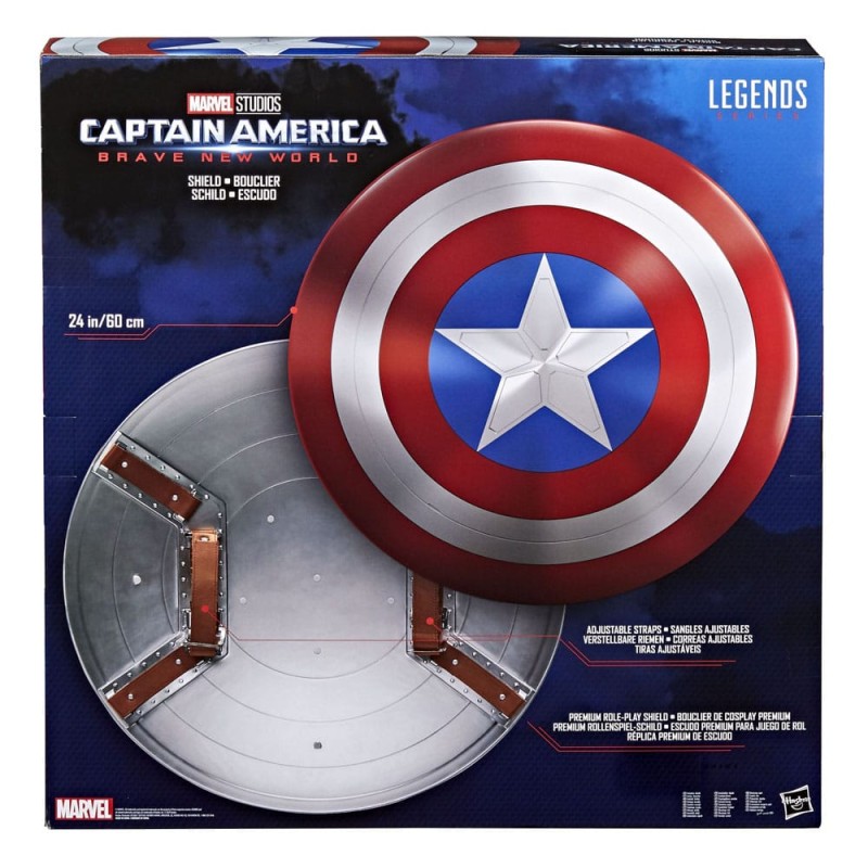 Captain America: Brave New World Marvel Legends Premium Role-Play Shield 60cm