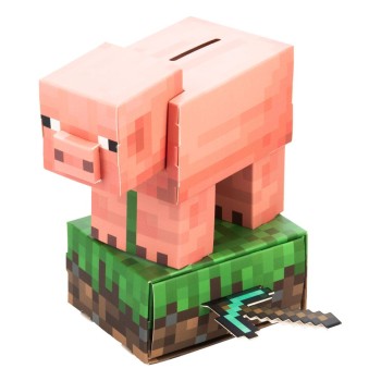 Minecraft Build Your Own Officially licensed Money Bank Treasure Schwein