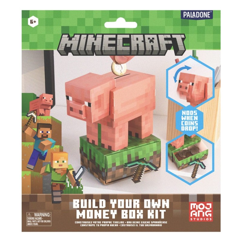 Minecraft Build Your Own Officially licensed Money Bank Treasure Schwein