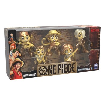 One Piece Mini figures Set Gold 6cm