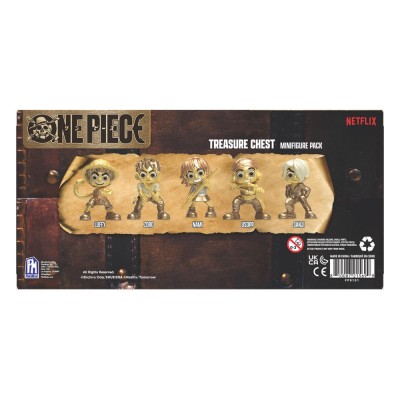 One Piece Mini figures Set Gold 6cm