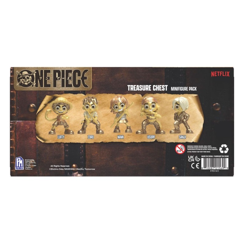 One Piece Mini figures Set Gold 6cm