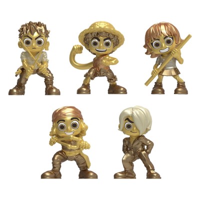 One Piece Mini figures Set Gold 6cm