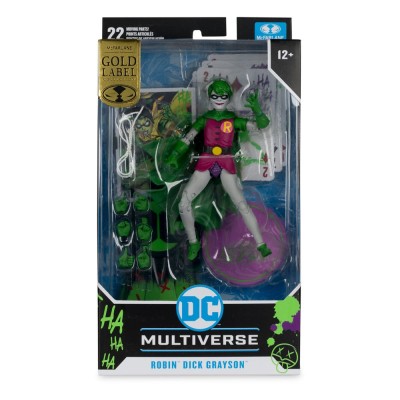 DC Rebirth DC Multiverse Action Figure Robin (Dick Grayson) (Jokerized) (Gold Label) 18cm