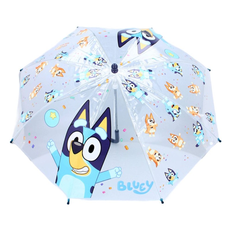 Bluey Officially licensed Umbrella - Bluey Rainy Days Kids 71cm