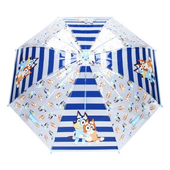 Bluey Officially licensed Umbrella - Bluey & Bingo Rainy Days Kids 71cm