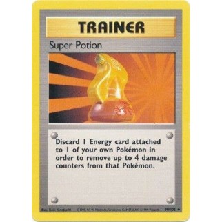 Pokemon Super Potion-90/102 Single Card