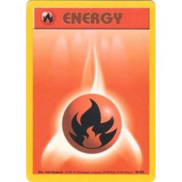 Pokemon Fire Energy-98/102 Single Card