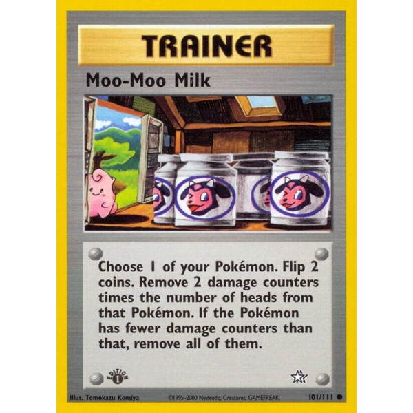 Pokemon Moo-Moo Milk-101/111 Single Card