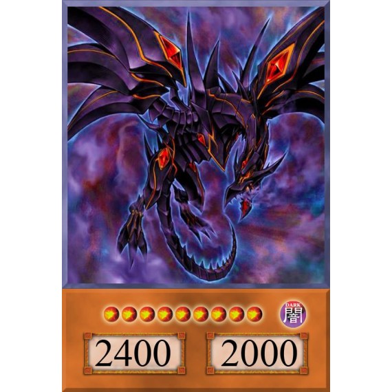 Yu-Gi-Oh GX Red-Eyes Darkness Dragon Anime Single Card