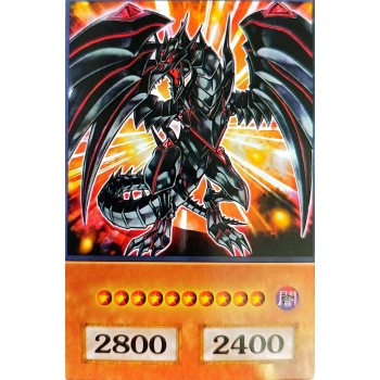 Yu-Gi-Oh GX Red-Eyes Darkness Metal Dragon Anime Single Card