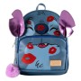 Lilo & Stitch Officially licensed Cerdá Backpack PU Leather Stitch Kisses Size: 27x21x16cm