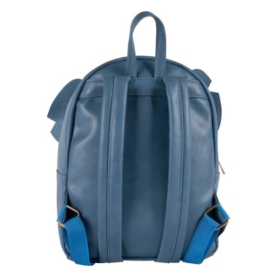 Lilo & Stitch Officially licensed Cerdá Backpack PU Leather Stitch Kisses Size: 27x21x16cm