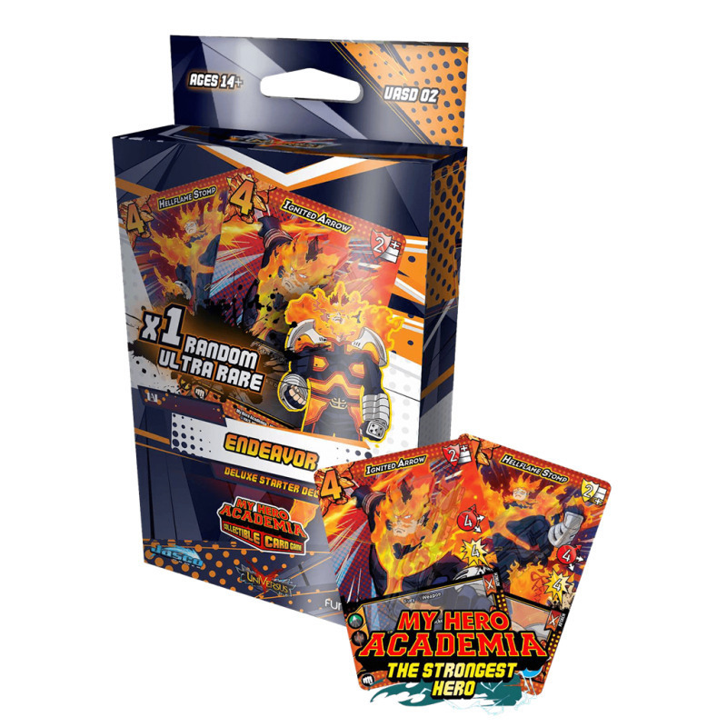 My Hero Academia Trading Cards Endeavor Deluxe Starter Deck Series 3 JASUVS03C