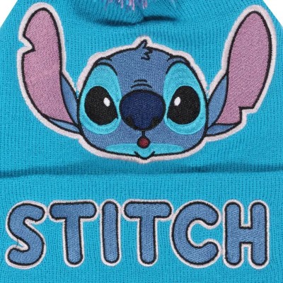 Lilo & Stitch Pom-Pom Beanie Light Blue